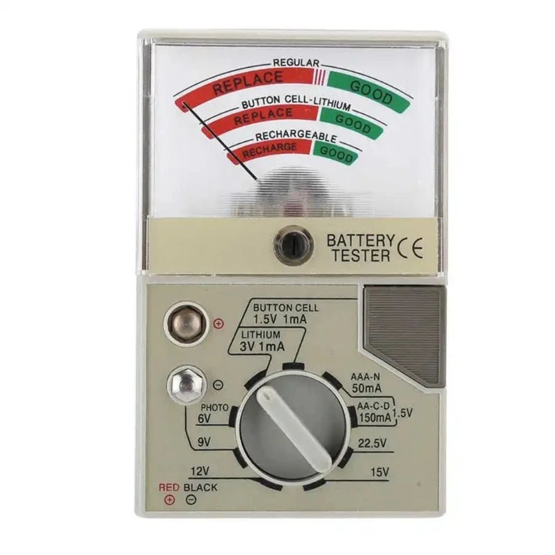 Electronic Battery Tester Monitors LCD Display Handheld Multifunctional for Watches & Small Devices Easy To Use - The Shack