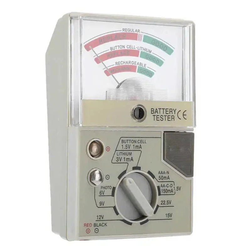 Electronic Battery Tester Monitors LCD Display Handheld Multifunctional for Watches & Small Devices Easy To Use - The Shack