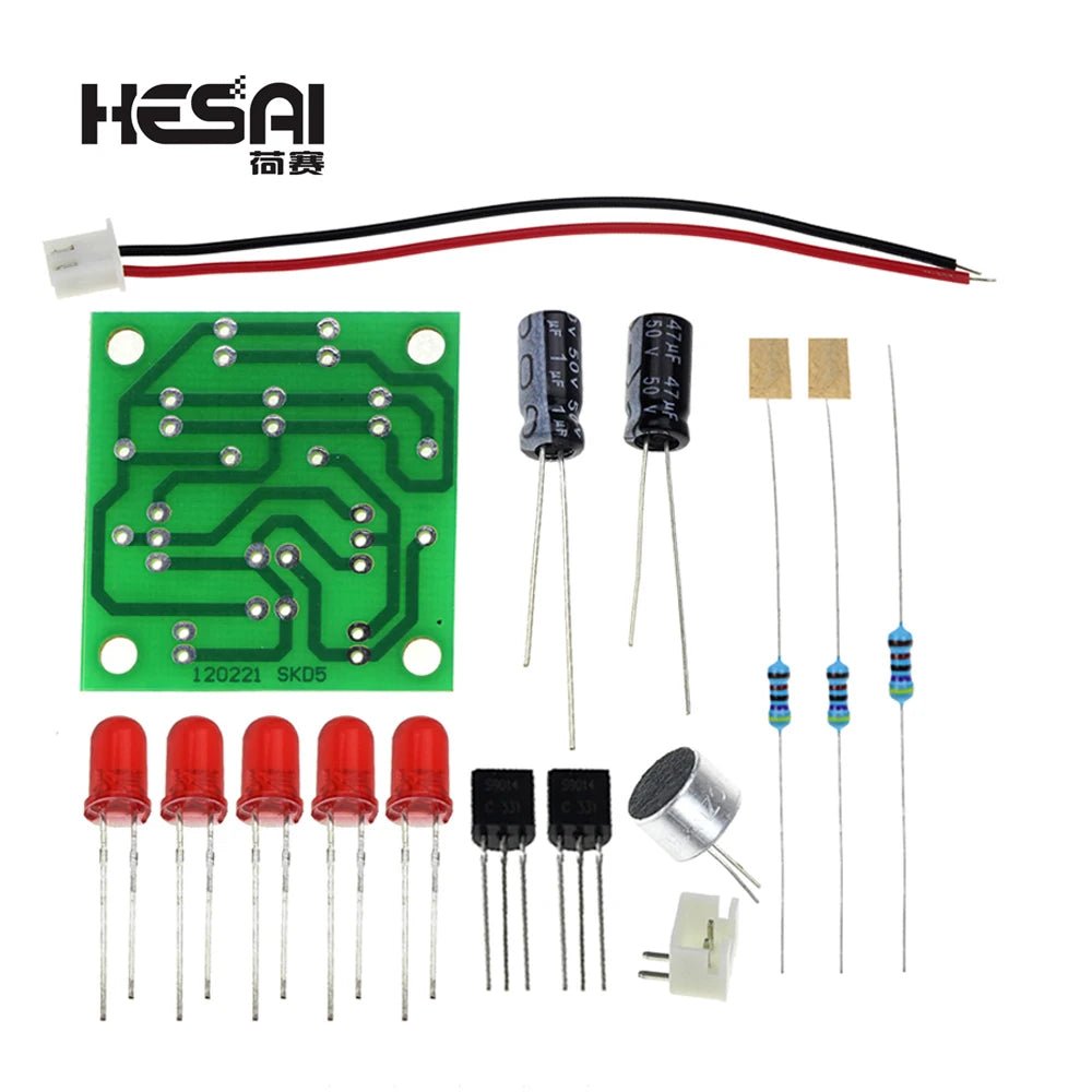 Electronic Funny Kits Voice Control LED Melody Light DIY Kits Production Suite Small Electronic Learning Electronic Kits - The Shack
