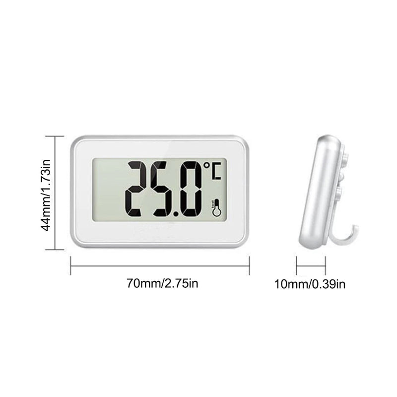 Electronic Refrigerator Thermometer Digital Freezer Room Thermometer Waterproof Fridge Temperature Monitor with Alarm Function - The Shack