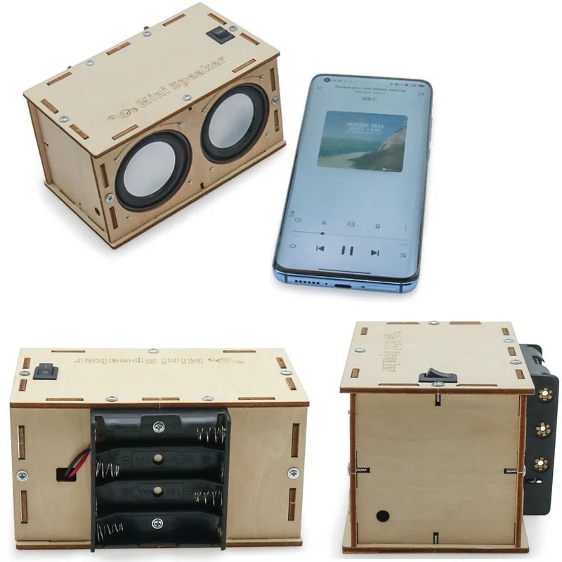 Electronic Sound Amplifier DIY Bluetooth Speaker Box Science School Projects Experiment Kits Science Toys For Children Education - The Shack