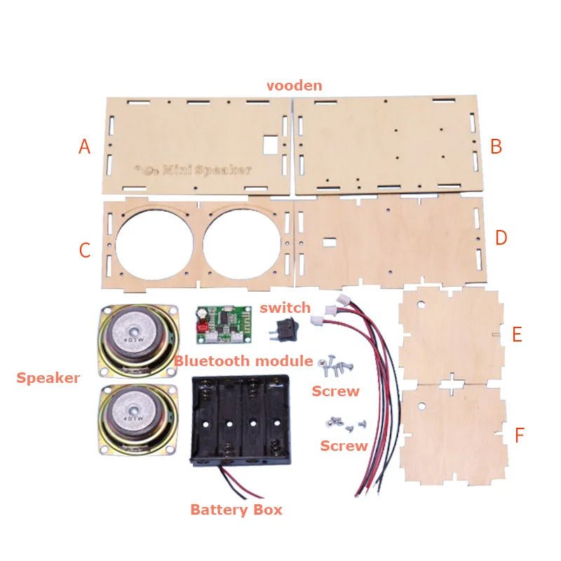 Electronic Sound Amplifier DIY Bluetooth Speaker Box Science School Projects Experiment Kits Science Toys For Children Education - The Shack