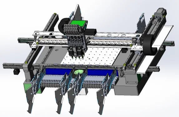 Electronics Production Machinery Robot Equipment Automatic Smd Led Making Assembly Pcb Smt Pick and Place Machine - The Shack