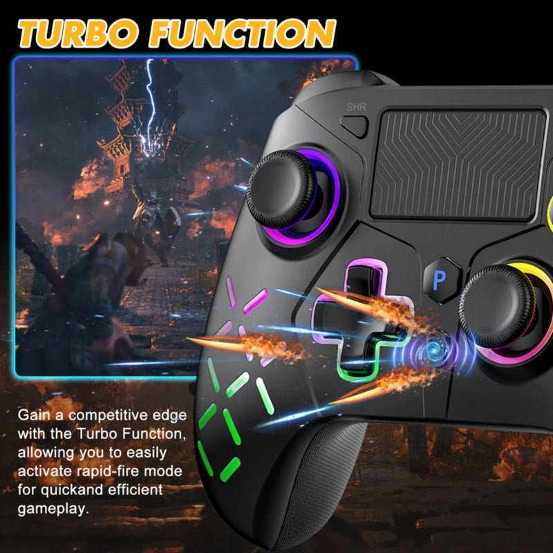 Gamepad For PS5 Console - P5 Wireless Controller, Dual Vibration Hall Effect, With Turbo Touchpad, Gaming Remote Accessories - The Shack