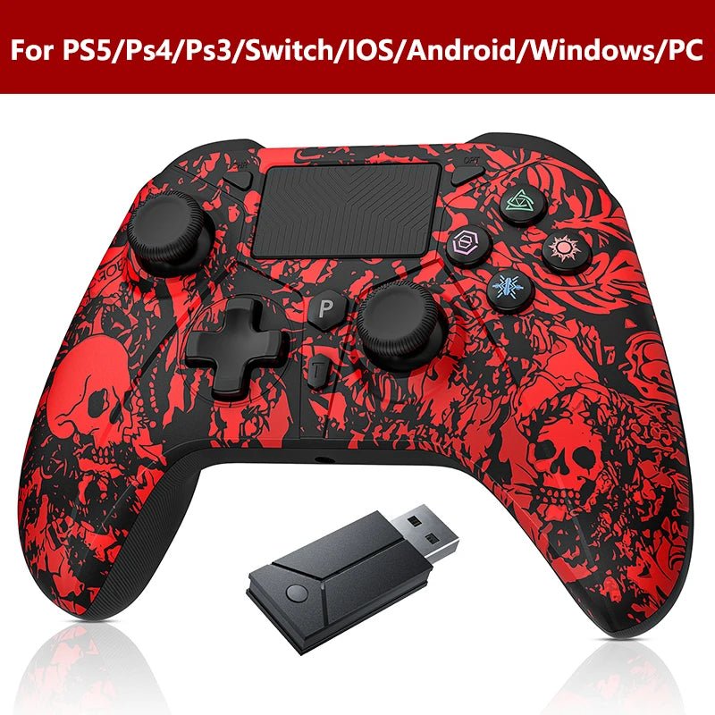 Gamepad For PS5 Console - P5 Wireless Controller, Dual Vibration Hall Effect, With Turbo Touchpad, Gaming Remote Accessories - The Shack