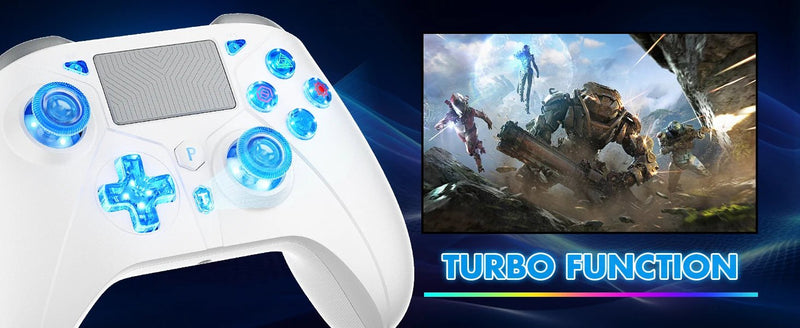 Gamepad For PS5 Console - P5 Wireless Controller, Dual Vibration Hall Effect, With Turbo Touchpad, Gaming Remote Accessories - The Shack