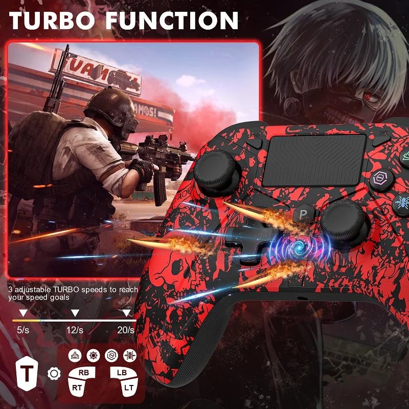Gamepad For PS5 Console - P5 Wireless Controller, Dual Vibration Hall Effect, With Turbo Touchpad, Gaming Remote Accessories - The Shack