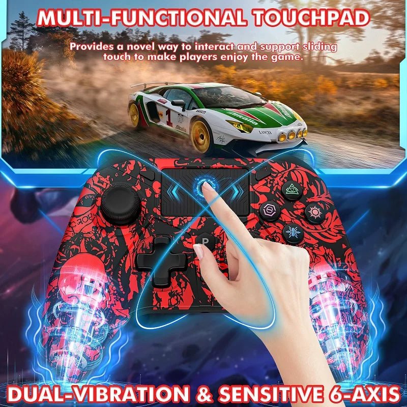 Gamepad For PS5 Console - P5 Wireless Controller, Dual Vibration Hall Effect, With Turbo Touchpad, Gaming Remote Accessories - The Shack