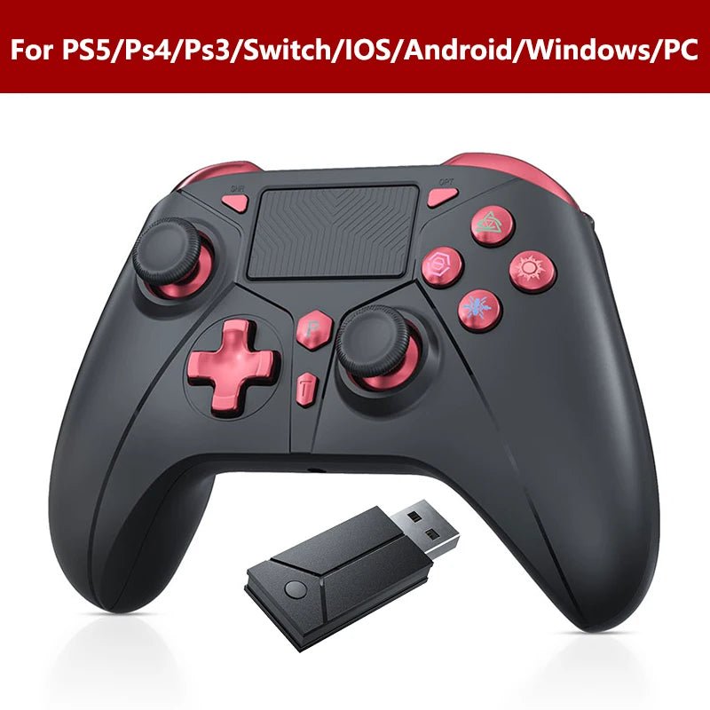 Gamepad For PS5 Console - P5 Wireless Controller, Dual Vibration Hall Effect, With Turbo Touchpad, Gaming Remote Accessories - The Shack