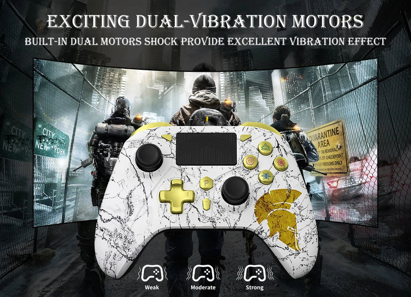 Gamepad For PS5 Console - P5 Wireless Controller, Dual Vibration Hall Effect, With Turbo Touchpad, Gaming Remote Accessories - The Shack