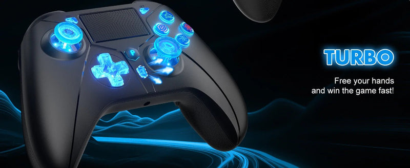 Gamepad For PS5 Console - P5 Wireless Controller, Dual Vibration Hall Effect, With Turbo Touchpad, Gaming Remote Accessories - The Shack
