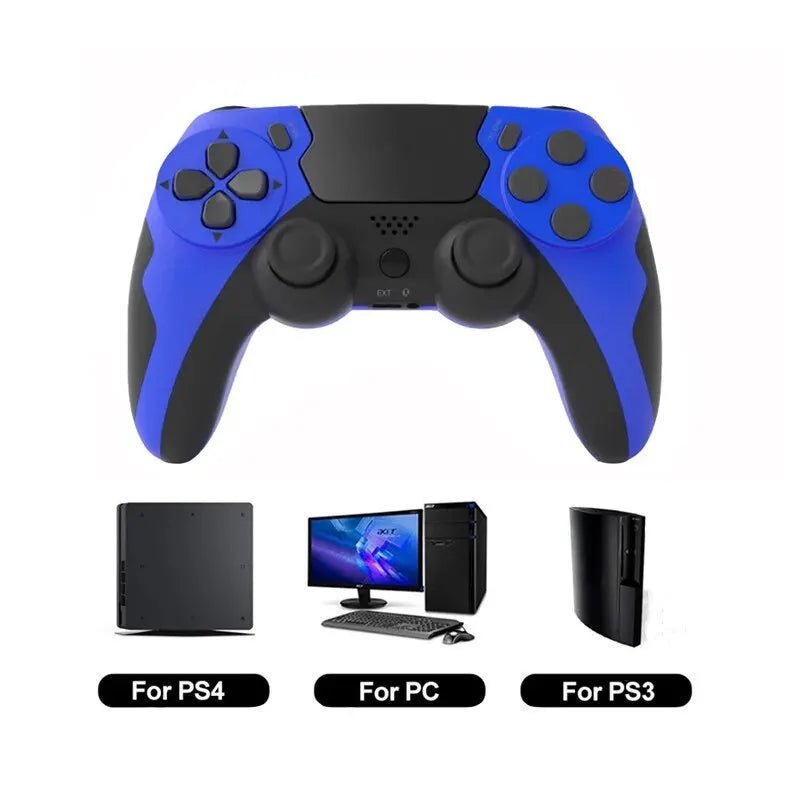 GAMINJA P48 Wireless Gamepad with Six Axis Gyroscope Game Controller For PS4 PS3 Console Wins 7 8 10 Dual Vibration PC Joystick - The Shack