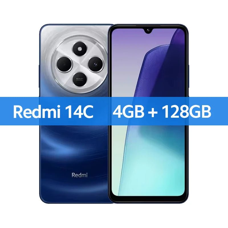 Global Version Xiaomi Redmi 14C Smartphone MediaTek Helio G81 - Ultra 50MP AI Dual camera 6.88" 120Hz Display HyperOS 5160mAh - The Shack
