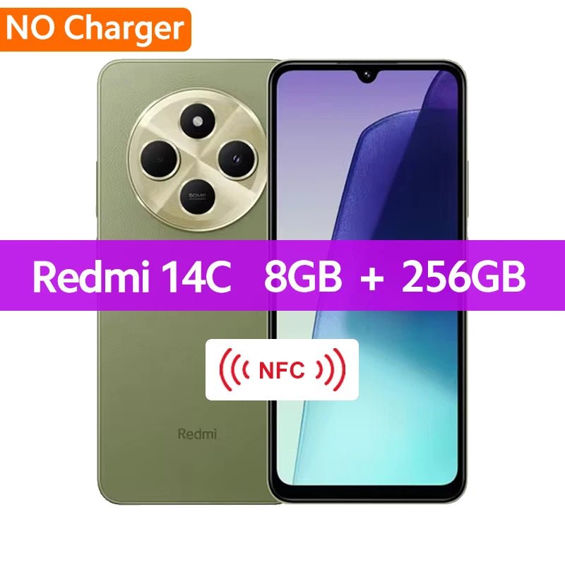 Global Version Xiaomi Redmi 14C Smartphone MediaTek Helio G81 - Ultra 50MP AI Dual camera 6.88" 120Hz Display HyperOS 5160mAh - The Shack