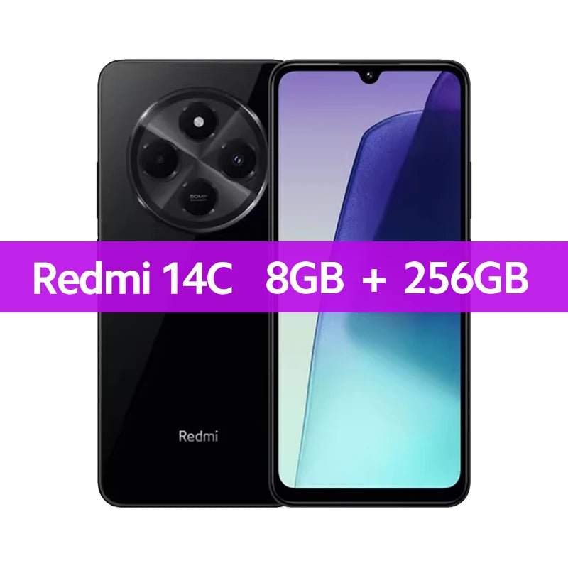 Global Version Xiaomi Redmi 14C Smartphone MediaTek Helio G81 - Ultra 50MP AI Dual camera 6.88" 120Hz Display HyperOS 5160mAh - The Shack