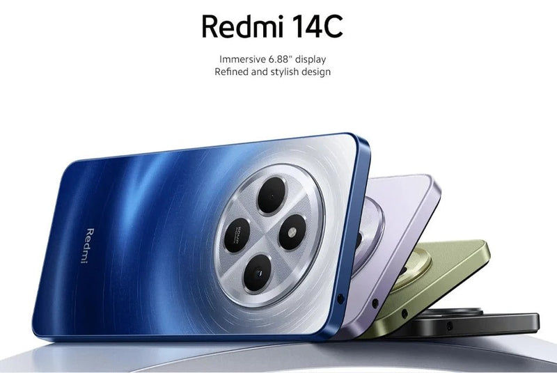 Global Version Xiaomi Redmi 14C Smartphone MediaTek Helio G81 - Ultra 50MP AI Dual camera 6.88" 120Hz Display HyperOS 5160mAh - The Shack