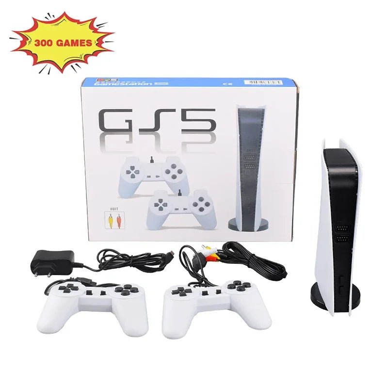 GS5 Pro Video Game Console com 620 Jogos Clássicos, 8 Bit TV, Handheld, USB, 2 Gaming Player com fio, Saída AV, ﻿ - The Shack