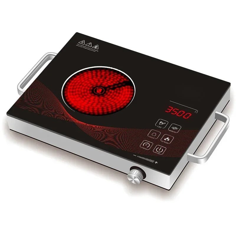 Intelligent induction cooker electric ceramic cooker touch waterproof adjustable temperature electromagnetic light wave cooker - The Shack
