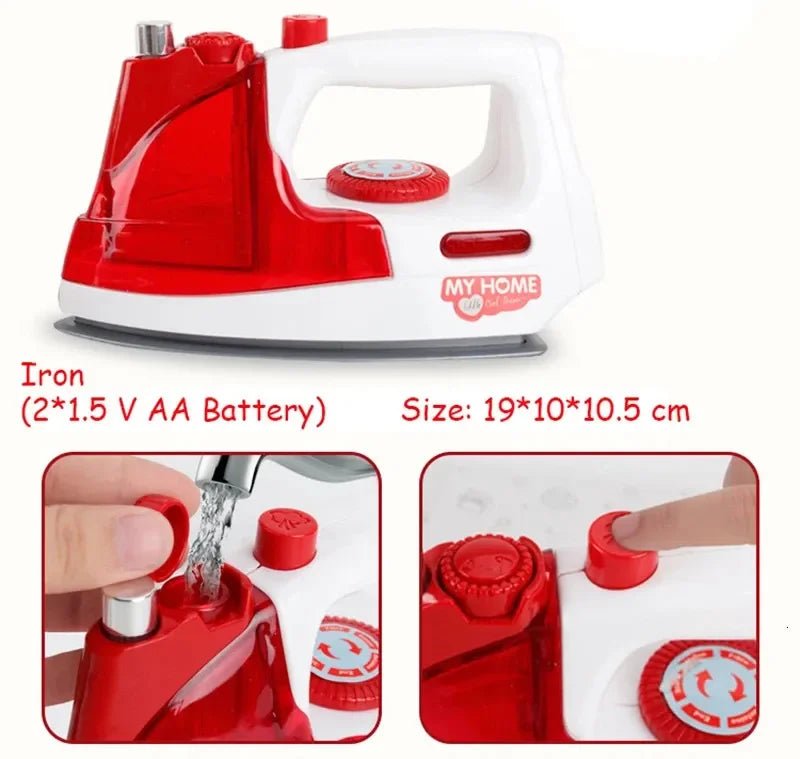 Kitchen Appliances Toys Toy Kitchen Set for Kids Play Kitchen Doll House Accessories Blender Coffee Maker Machine Mixer Toaster - The Shack