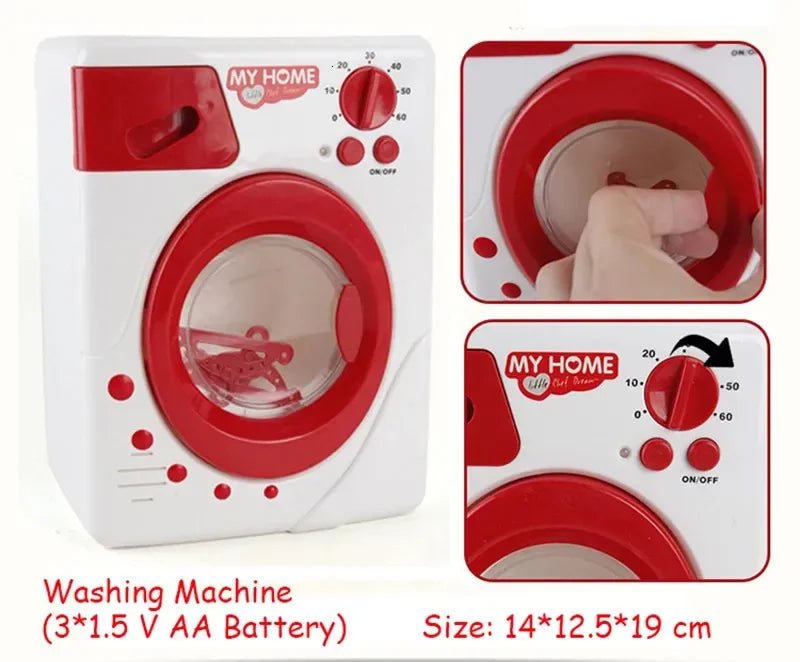 Kitchen Appliances Toys Toy Kitchen Set for Kids Play Kitchen Doll House Accessories Blender Coffee Maker Machine Mixer Toaster - The Shack