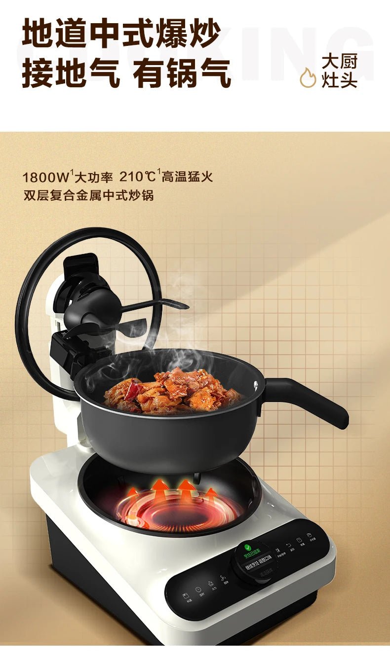 Kitchen Robot Machine 220V Intelligent Food Processor Home Automatic Cooking Machine Multi - cooker רובוט חכם robots de cuisine - The Shack
