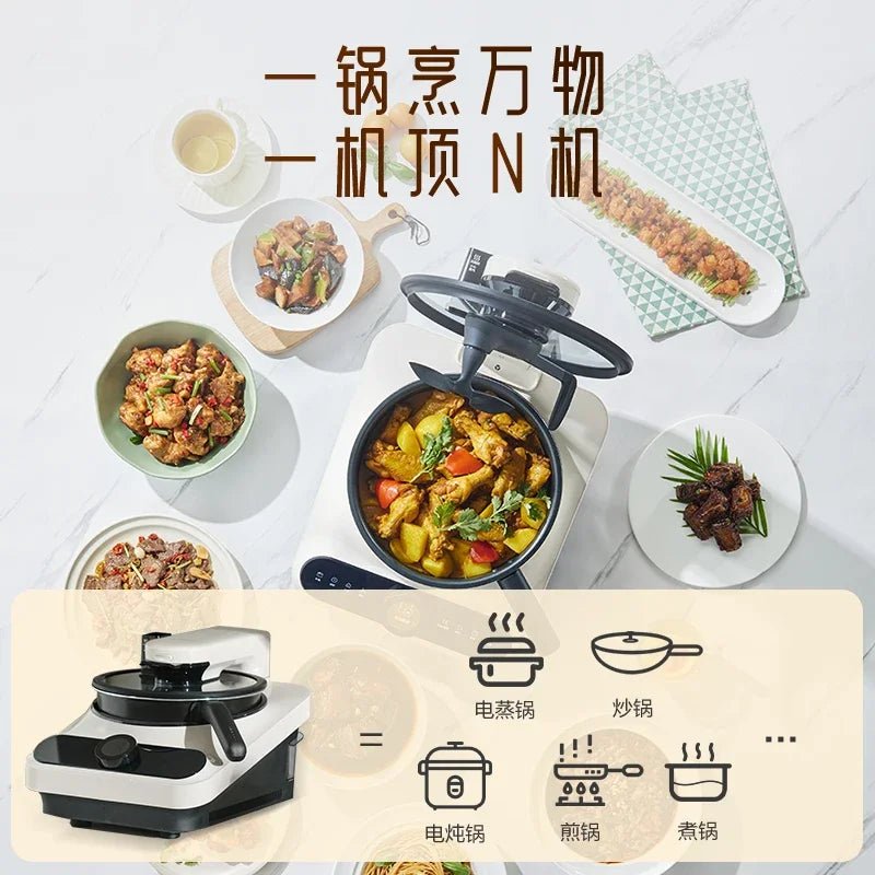 Kitchen Robot Machine 220V Intelligent Food Processor Home Automatic Cooking Machine Multi - cooker רובוט חכם robots de cuisine - The Shack