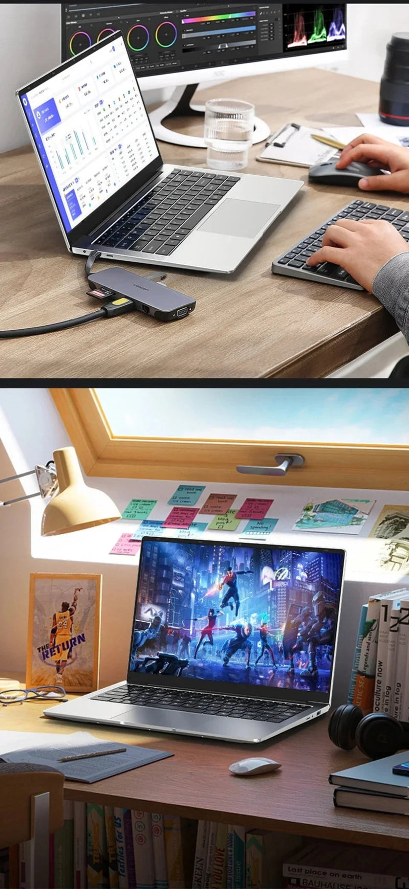 laptop 14.1 Inch Windows 11 Intel Atom A3950 Netbook 1920*1080 Portable Notebook Intel 12GB RAM 1TB 2TB SSD Computer laptops - The Shack