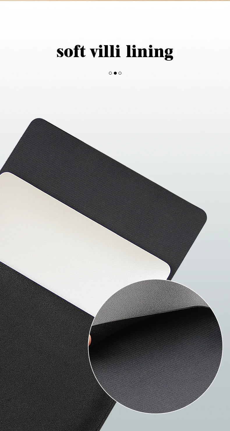 Laptop Bag, 13/13.3/14/15/15.4/15.6/16 Inch, Notebook Computer Mouse Pad, Pu Leather Bladder Bag, Computer Bag Accessories - The Shack