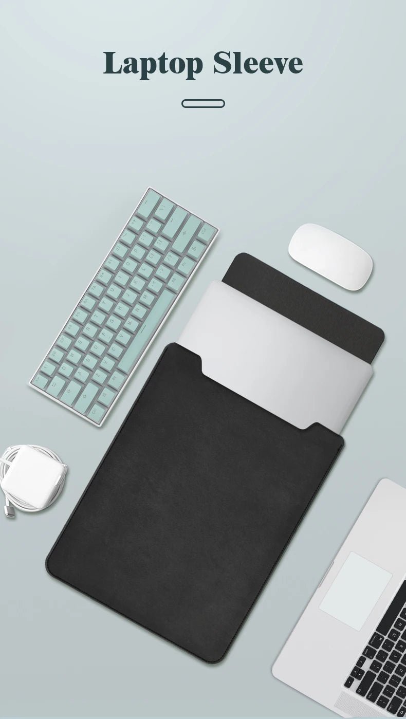 Laptop Bag, 13/13.3/14/15/15.4/15.6/16 Inch, Notebook Computer Mouse Pad, Pu Leather Bladder Bag, Computer Bag Accessories - The Shack