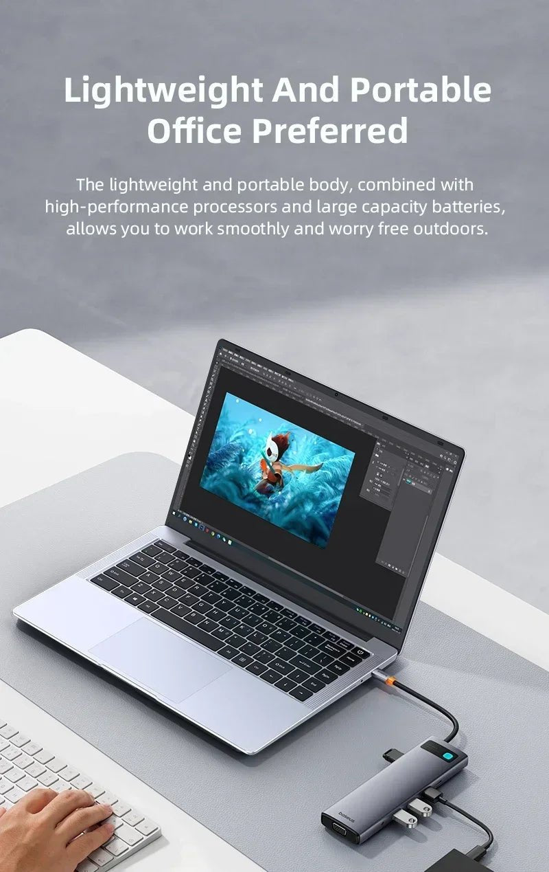 Laptop Computer 14.1" 12GB RAM 1TB 2TB SSD Windows 11 Notebook Office Learn Recreation Entertainment Portable Laptops - The Shack