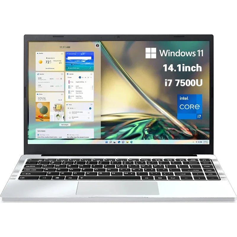 Laptop Computer 14.1" 12GB RAM 1TB 2TB SSD Windows 11 Notebook Office Learn Recreation Entertainment Portable Laptops - The Shack