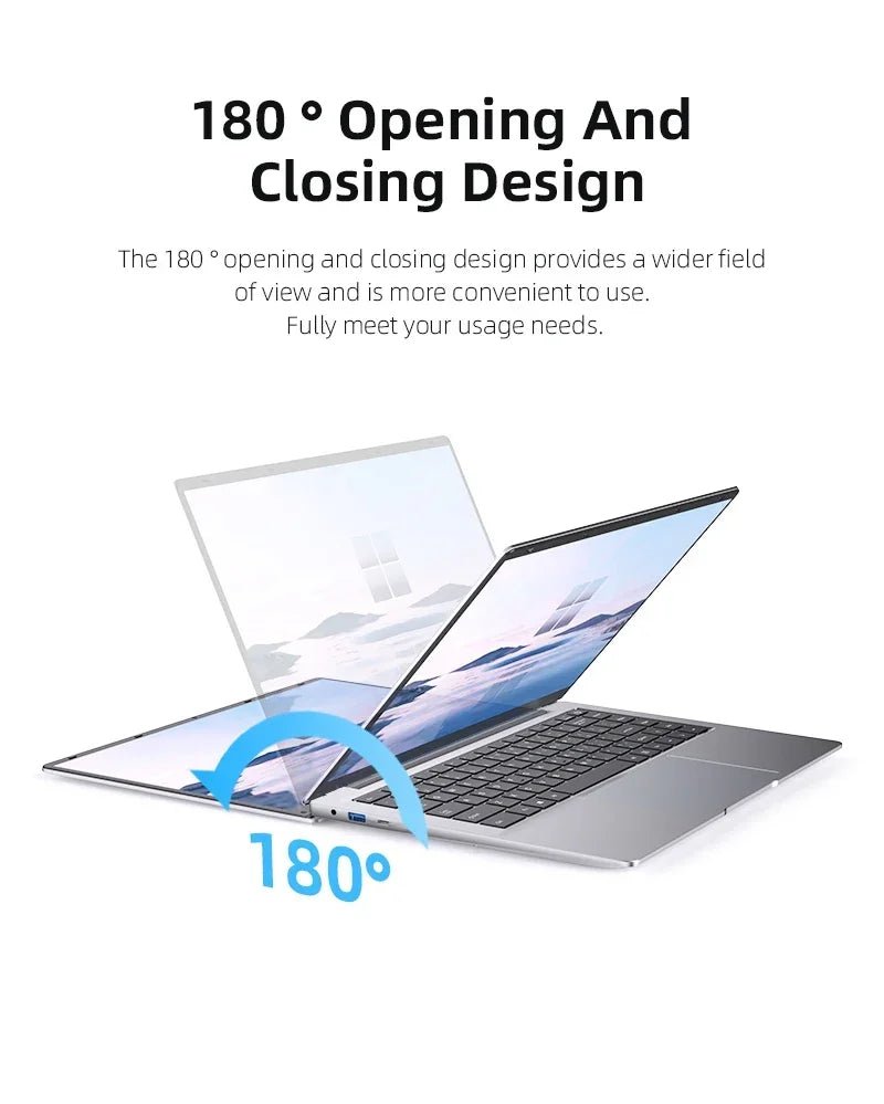 Laptop Computer 14.1" 12GB RAM 1TB 2TB SSD Windows 11 Notebook Office Learn Recreation Entertainment Portable Laptops - The Shack