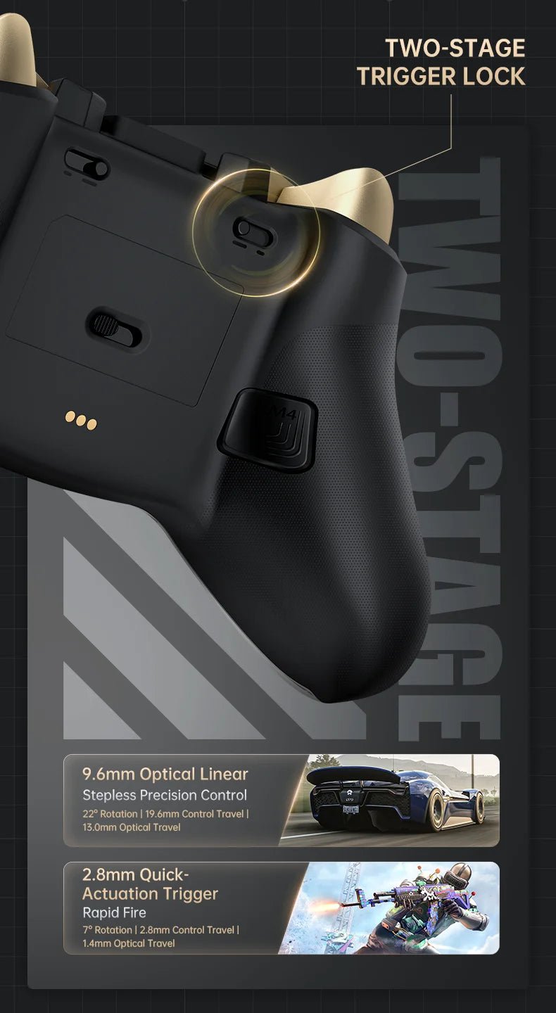 MACHENIKE G5Pro V2 Ultimate Gaming Controller Optical Trigger ABXY Button Hot - Swappable Joystick 4K Resolution For Switch PC - The Shack