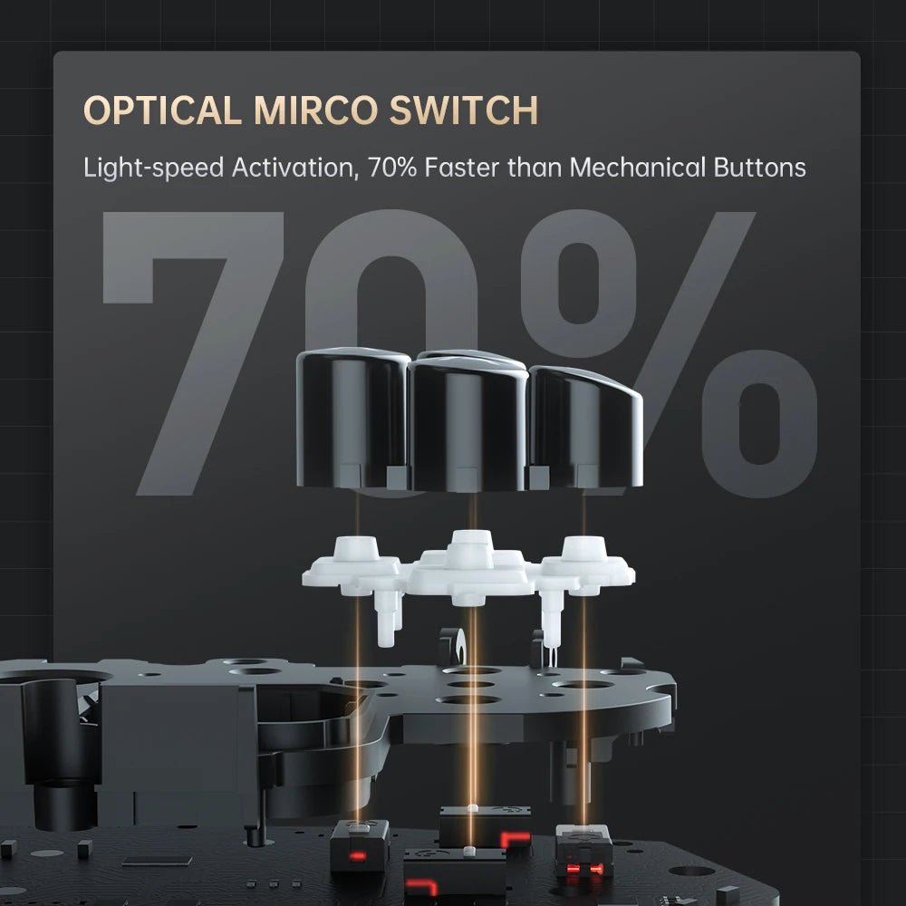 MACHENIKE G5Pro V2 Ultimate Gaming Controller Optical Trigger ABXY Button Hot - Swappable Joystick 4K Resolution For Switch PC - The Shack