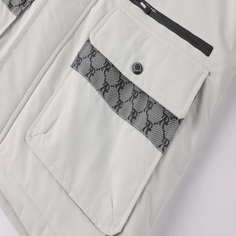 Men's Fall And Winter Casual Fashion Trend With The Hooded Cotton Jacket Windproof Padded Cold Pure Color Simple Cotton Clothing - The Shack