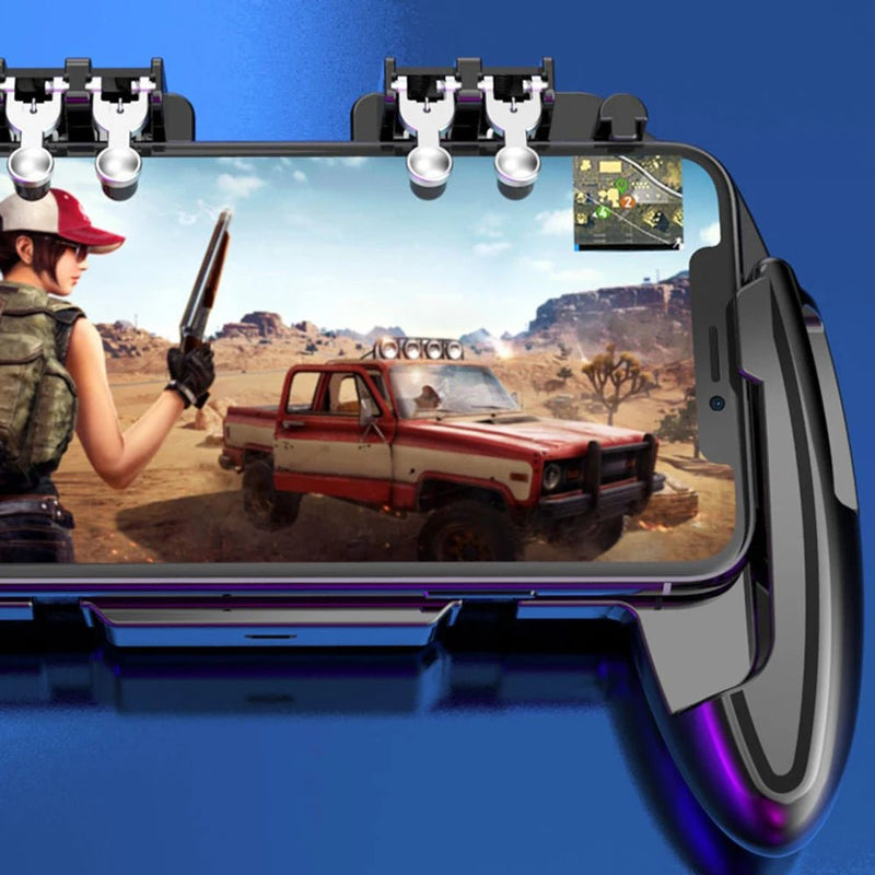 Mobile Shooting Gaming Game Controller Gamepads Gaming w/ Cooling Fan Entertainment Accessories for PUBG Joystick - The Shack