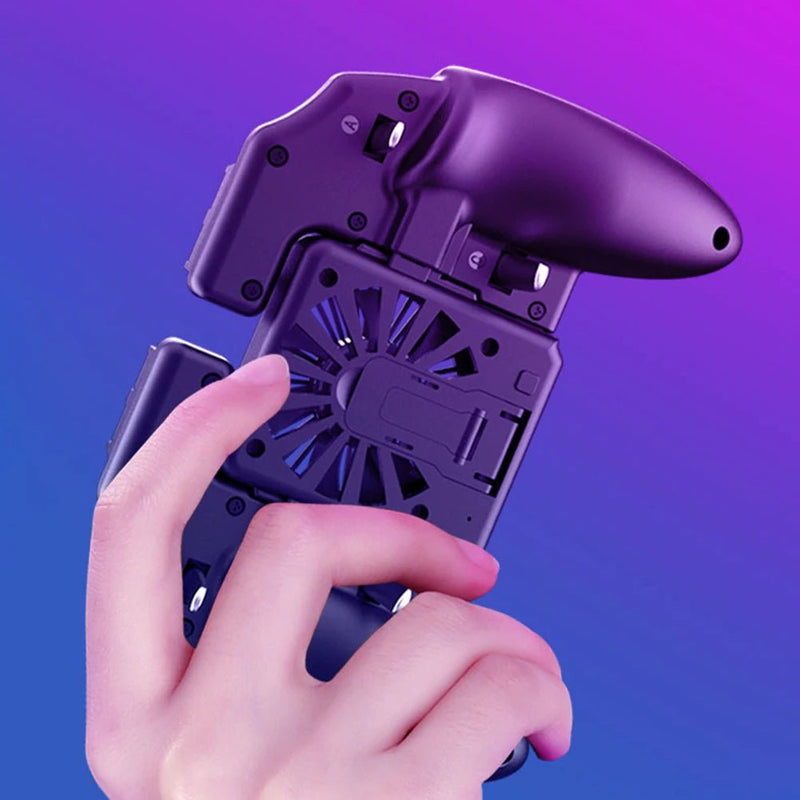 Mobile Shooting Gaming Game Controller Gamepads Gaming w/ Cooling Fan Entertainment Accessories for PUBG Joystick - The Shack