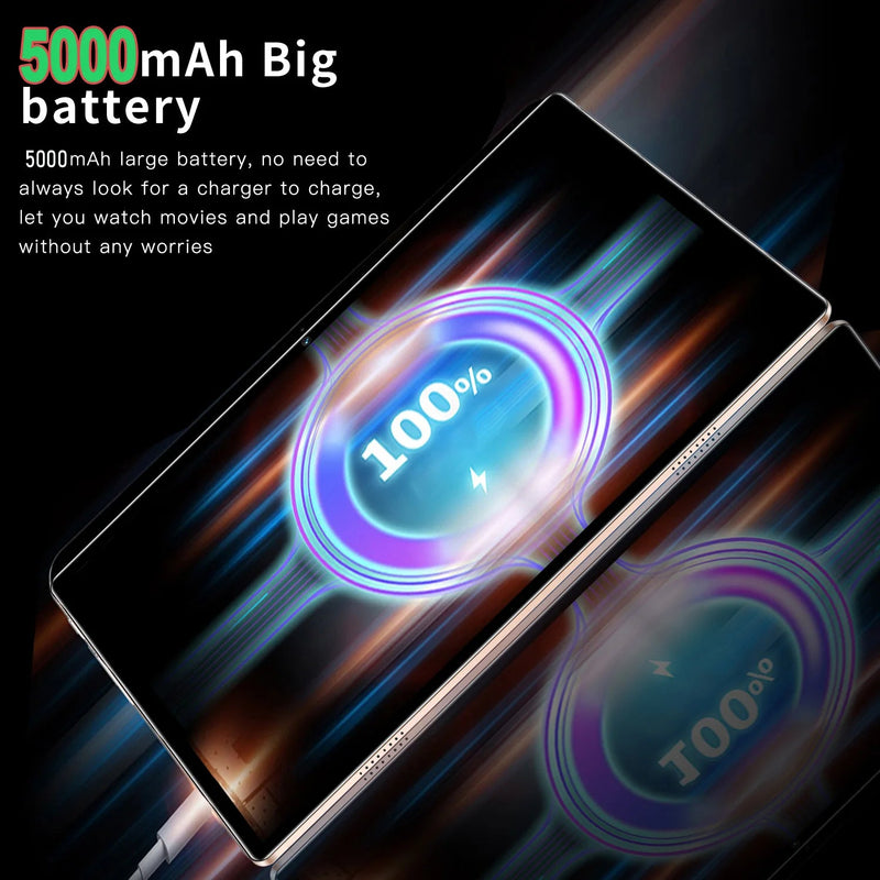 New 10.1 Inch Android Tablet Pc Google Play Octa Core Dual Cameras Dual SIM 3G Phone Call Tablets Global Version 4GB RAM 64GB - The Shack
