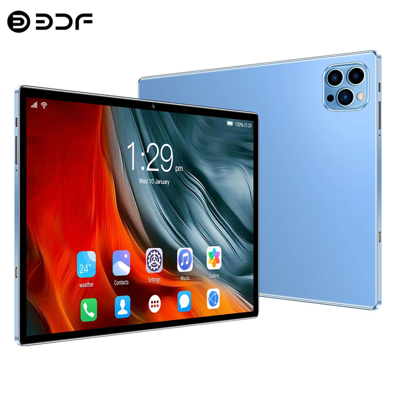 New 10.1 Inch Android Tablet Pc Google Play Octa Core Dual Cameras Dual SIM 3G Phone Call Tablets Global Version 4GB RAM 64GB - The Shack