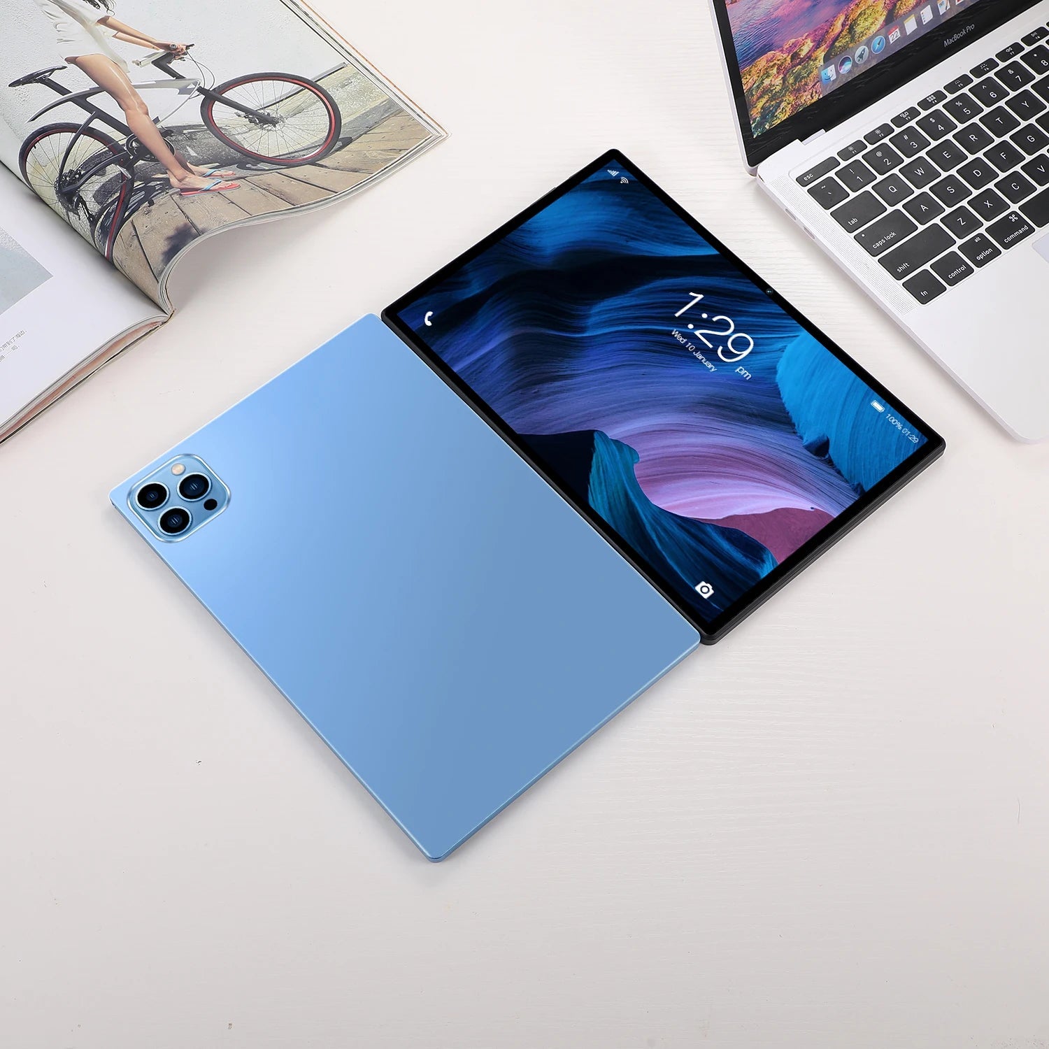 New 10.1 Inch Tablet Pc Octa Core 4GB RAM 64GB ROM Global Network Dual SIM Cards WiFi Bluetooth 3G Phone Call Google Tablets - The Shack