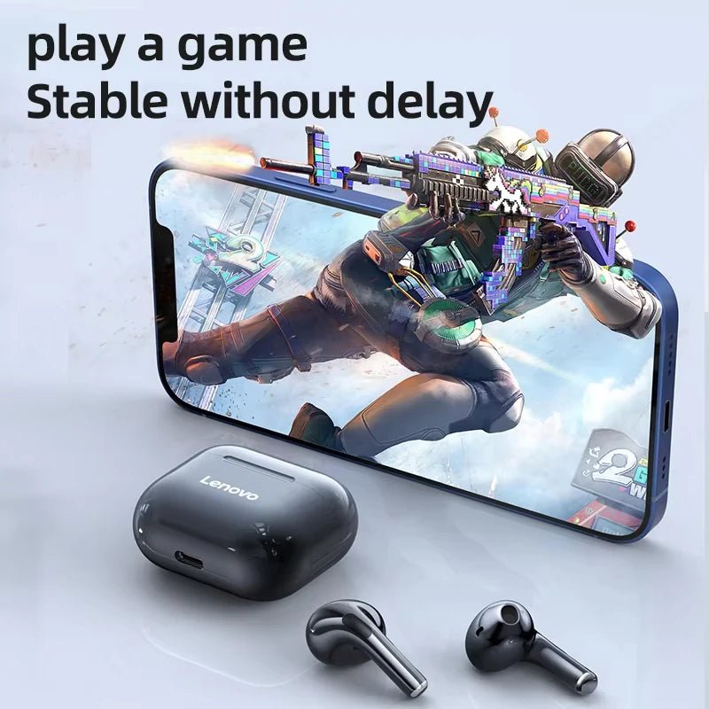 New LP40 NEW Bluetooth V5.0 Earphones Anti - sweat Lightweight Headphones Compatible With Smart Phone Laptop Computer Earbuds - The Shack