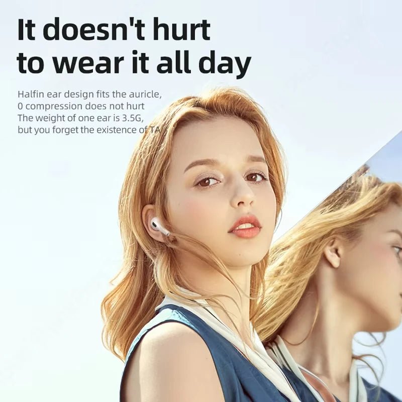 New LP40 NEW Bluetooth V5.0 Earphones Anti - sweat Lightweight Headphones Compatible With Smart Phone Laptop Computer Earbuds - The Shack