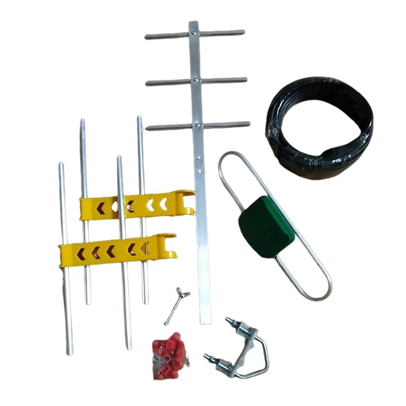 Outdoor Television Digital TV HD Signal Amplified Yagi Ground Wave Antenna UHF HDTV DVBT DVBT2 DTMB Antenna - The Shack