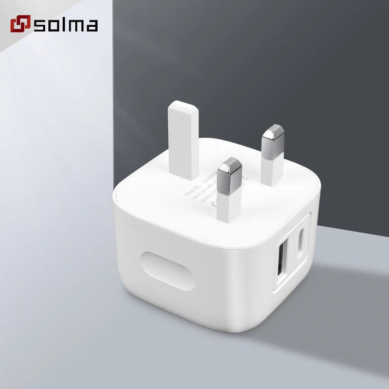 PD+USB Charger Charge For Mobile Phone Plug Charging Adapter Portable Wall Mobile Charger - The Shack