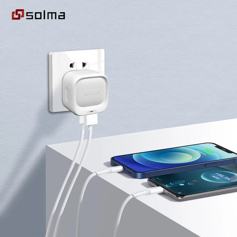PD+USB Charger Charge For Mobile Phone Plug Charging Adapter Portable Wall Mobile Charger - The Shack
