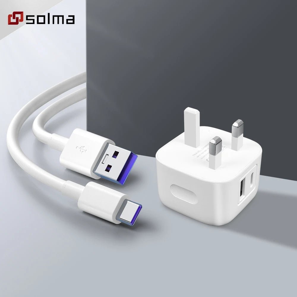 PD+USB Charger Charge For Mobile Phone Plug Charging Adapter Portable Wall Mobile Charger - The Shack