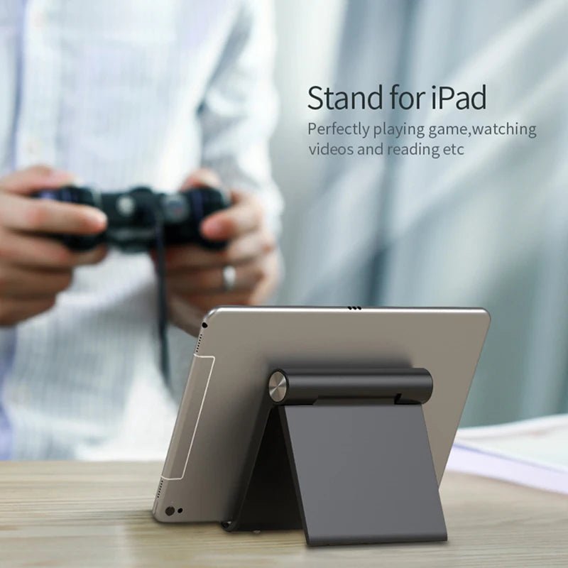 Phone Holder Stand Mobile Smartphone Support Tablet Stand for iPhone 14 13 Desk Cell Phone Holder Stand Portable Mobile Holder - The Shack
