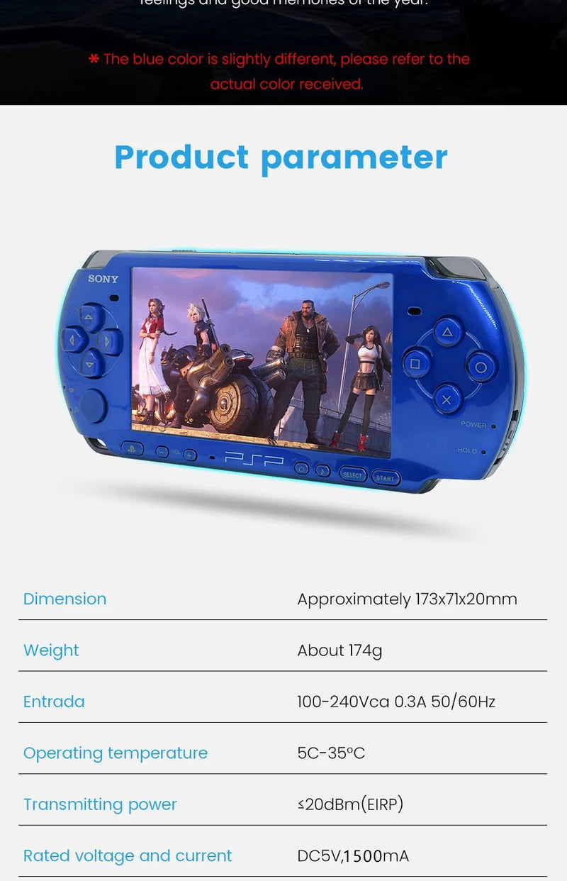 PlayStation Original PSP 3000 Handheld Game Console (PSP - 3006) PlayStation Portable 3000 Game Console(Free Games)Cracked version - The Shack