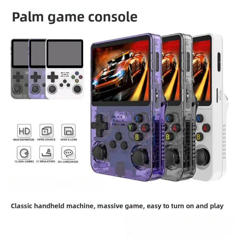 Portable R36S open - source handheld 3.5 - inch high - definition gaming portable PSP retro joystick game console BA arcade machine - The Shack
