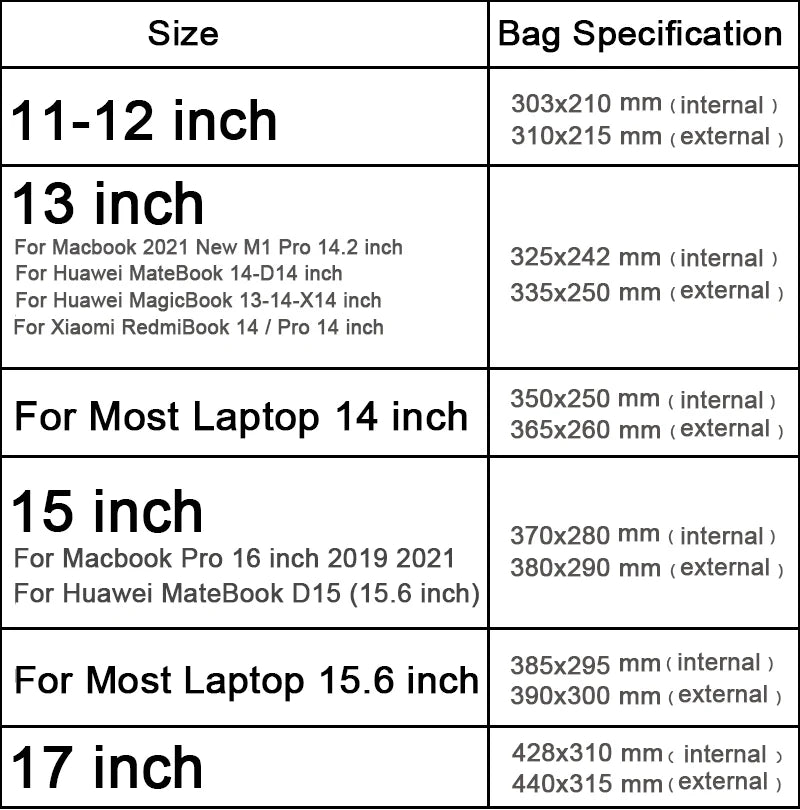 Soft Laptop Bag 13 13.6 14 15 15.6 17 inch For Huawei Lenovo ASUS HP Dell Macbook Air Pro 16 M1 M2 Case 2023 Sleeve Liner Cover - The Shack